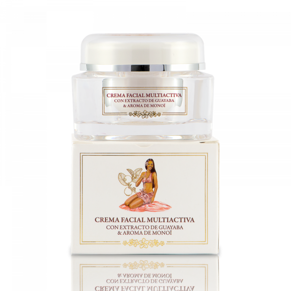 Crema facial con extractos de guayaba y algas - nutritiva, humectante y antiage - 50ml