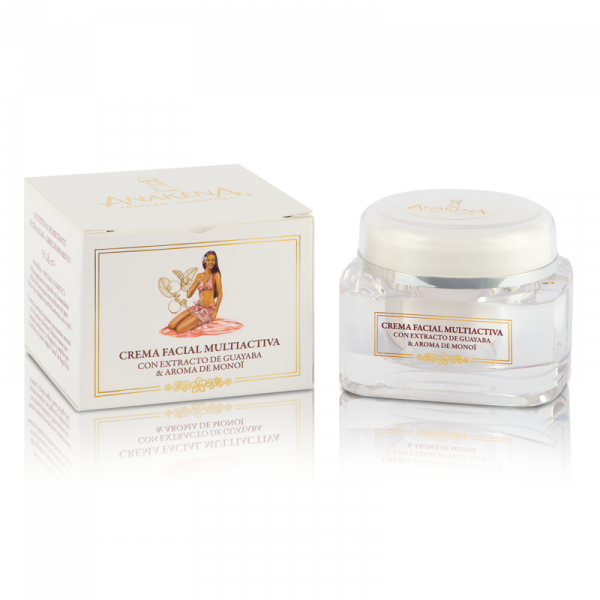 Crema facial con extractos de guayaba y algas - nutritiva, humectante y antiage - 50ml - Imagen 2